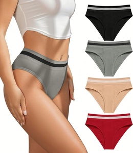 Sous-vêtements pour femmes à taille haute OEM/ODM, très extensibles, confortables, culottes sexy, bikini taille haute, sous-vêtements sans couture, pack de sport - Product Image 1