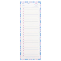 Bloc-notes autocollant transparent esthétique et mignon, créatif, ligné et quadrillé, pour la planification quotidienne des étudiants