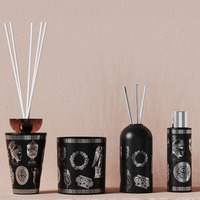 Ensemble de diffuseur de parfum en roseau de luxe C&H, en verre et céramique, sans alcool, parfum personnalisé, huiles essentielles pour la maison, désodorisant