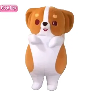 अनुकूलित पशु शुभंकर कॉस्टयूम पार्टी cosplay फिल्म कार्टून मजेदार Corgi कुत्ते शुभंकर वेशभूषा