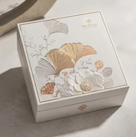 Boîte d'emballage de parfum de luxe pour flacon de 30 ml et 50 ml, boîte de parfum cosmétique, logo en relief, étiquette privée personnalisée