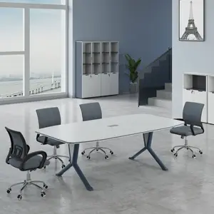 Wholesale customization of quality conference room wooden luxury 8 preson meeting desk modern large conference table