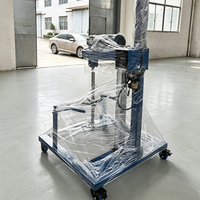 Mélangeur vertical pneumatique robuste pour mastic et boues céramiques