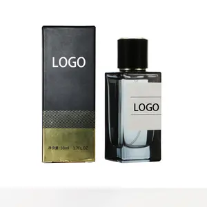 New Wholesale High-End 30Ml 50Ml 100Ml Rectangular Perfume Bottle Custom Logo And Packaging Box