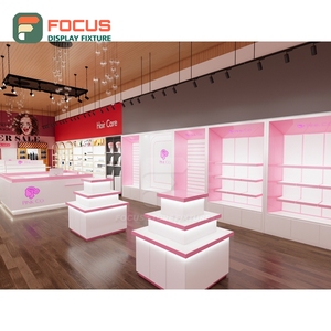 Custom Hair Extension Display Counter Glass Top Lockable Drawer Multi Shelf Display Counter Cabinet - Product Image 6