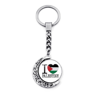 Venta al por mayor Palestina productos contra la paz guerra bolsa accesorios clave moda Palestina llavero Palestina llaveros - Product Image 6