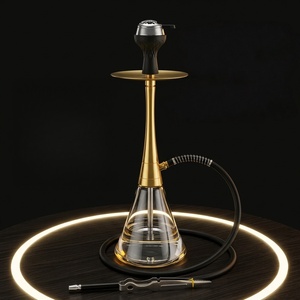 Cachimba de aleación de aluminio estilo árabe, juego de cachimba de vidrio para tienda, muebles de salón, bar, restaurante, cafetería, club, fiesta, para fumar shisha - Product Image 1