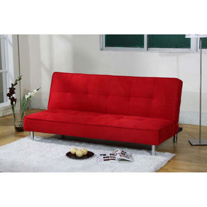 Thiết Kế Mới <span class=keywords><strong>Sofa</strong></span> Giường Kết Hợp Màu Đỏ Nhung Vải <span class=keywords><strong>Sofa</strong></span> Giường Cho Nhà - Product Image 6