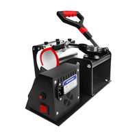 Presse à chaud par sublimation GenJet JC-12 semi-automatique 220V pour impression sur tasses, mini imprimante à plat multicolore pour usage domestique, vente en gros