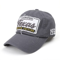 Casquette de baseball personnalisée délavée, style vintage, avec patch lettre, six panneaux, visière incurvée, en coton, vente en gros, unisexe, style américain, OEM