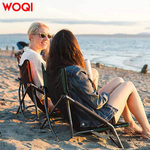 Silla de Playa Plegable Portátil para Exteriores Woqi, Verde, 70X20X60 Cm, con Bolso de Mano - Product Image 5