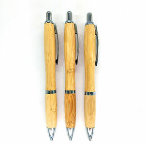 ปากกาลูกลื่นไม้ไผ่รักษ์โลกแบบพับเก็บได้ ปากกาคลาสสิกแบบกำหนดเองได้ - Product Image 1