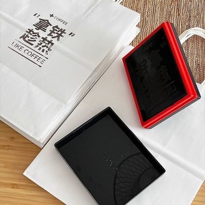 Tùy chỉnh thiết kế <span class=keywords><strong>logo</strong></span> Pre ký tự mực <span class=keywords><strong>Logo</strong></span> tem cho túi giấy/Cốc Giấy/hộp giấy - Product Image 5