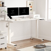 Table de bureau à moteur rehausseur électrique, meuble blanches, à poser sur pied, avec hauteur réglable, pour jeux, 1 pièce, 2022, livraison gratuite