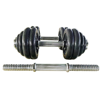 Vente en fonte d'usine Gym Musculation libre Option de connecteur de musculation Haltères réglables 50kg Ensembles d'haltères