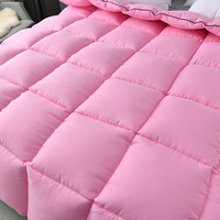 Couette matelassée à points de couture, couvre-lit chaud et écologique pour l'hiver, qualité garantie, en polaire nuage et microfibre de polyester