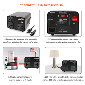 Transformador de Voltaje de 110V a 220V 230V 500W 800W, Elevador y Reductor de Voltaje - Product Image 6