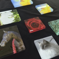 Bloque de Acrílico Personalizado de 2 cm de Grosor para Fotos, Impresión UV a Todo Color, Bloque de Acrílico Personalizado para Regalo, Recuerdo o Decoración de Escritorio
