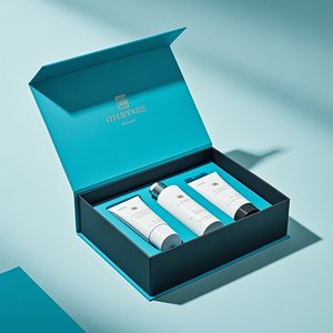 Boîte personnalisée rouge à lèvres ensemble cadeau boîtes de maquillage cosmétique anniversaire bébé Ramadan rose bleu boîte cadeau de mariage - Product Image 2