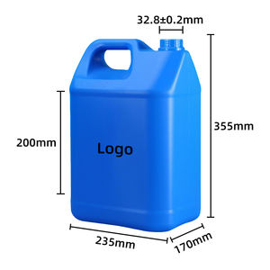 Capacité 30kg recyclable de qualité alimentaire du baril en plastique carré empilable épais 25L pour le stockage des déchets chimiques - Product Image 6