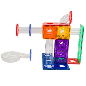 70 Uds. De azulejos magnéticos de mármol, juego de juguetes magnéticos coloridos, bloques de construcción de plástico seguros para niños - Product Image 4