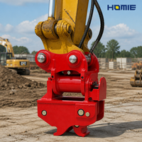 Attache rapide hydraulique inclinable personnalisable à 180 degrés pour excavatrice avec inclinaison assistée pour excavatrice de 1 à 30 tonnes, support OEM
