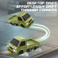 Nuevo Set de Coches de Carreras a Control Remoto 4WD RC a Escala 1/64, Modelo 2026, Vehículo de Ingeniería, Juguete de Regalo para Niños