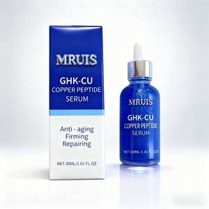 Serum perawatan kulit Peptida tembaga biru, dengan ghk-cu rumput laut Vitamin C tubuh lidah buaya Anti Keriput melembabkan - Product Image 1