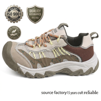 Chaussures de randonnée d'extérieur en gros avec protection des orteils, empeigne en maille, semelle épaisse antidérapante, chaussures de trekking décontractées, support OEM ODM