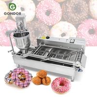 Machine à beignets électrique de bureau trois-en-un, modèle Guangzhou 1, pour la fabrication de beignets en forme d'anneau, pour l'Afrique