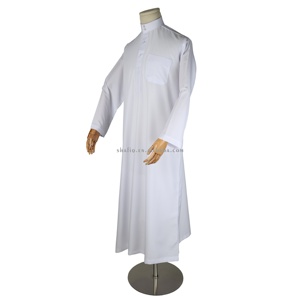 Precio más económico, 3X Nuevo, Thobe Árabe, Ropa Étnica Islámica, Caftán, Vestido Musulmán Qatarí, <span class=keywords><strong>Abaya</strong></span> <span class=keywords><strong>para</strong></span> Oración - Product Image 3