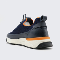 LANCI Fabricants Grossistes de Chaussures Confortables et Respirantes en Cuir Véritable pour Hommes, Baskets Tricotées avec Logo Personnalisé