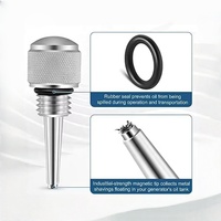Jauge à huile magnétique 55201 compatible avec les générateurs à onduleur Wen/Predator en alliage d'aluminium