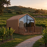 Conteneur Isolé Imperméable, Maison Préfabriquée Modulaire, Maison Naturelle pour Logements