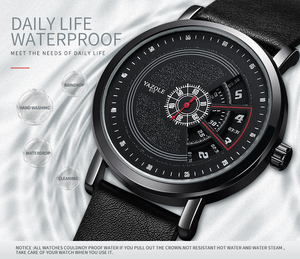 Montres pour hommes au design créatif et nouveau, montre de luxe Reloj Hombre, montre à quartz étanche, montre sport décontractée pour hommes, montre-bracelet pour hommes - Product Image 5