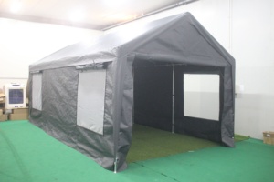 Abri de <span class=keywords><strong>voiture</strong></span>, abri de <span class=keywords><strong>voiture</strong></span> robuste de 10x20 pieds, abri de <span class=keywords><strong>garage</strong></span> avec parois latérales amovibles, fenêtres <span class=keywords><strong>et</strong></span> portes ventilées à enroulement, pour <span class=keywords><strong>camion</strong></span>, bateau - Product Image 4