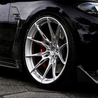 Velg Cekung Perak Tempa 18-24 Inch 5x112 5x120 5x114.3 5x108 5x100 Monoblock untuk BMW M3 M4 Audi RS3 Mercedes-AMG