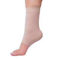 Chaussettes de skate en gel rembourrées pour la protection contre les morsures, réutilisables et respirantes pour le patinage de hockey, bottes hautes et soins des pieds-1 paire