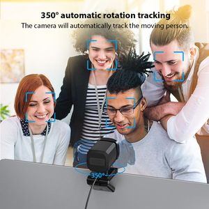 <span class=keywords><strong>Webcam</strong></span> pour ordinateur portable 360 AI Auto Tracking 1080P Full HD, interface USB2.0, capteur CMOS avec mise au point automatique pour la diffusion en direct - Product Image 6