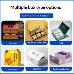 Boîtes d'emballage pour thé personnalisées, carton blanc, papier kraft ondulé, imprimées, style avion coloré, enveloppes d'expédition - Product Image 1