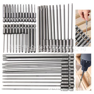 Jeu de tournevis Torx S2, 50, 75, 100 mm, embouts hexagonaux creux en forme de fleur de prunier, kit d'outils de qualité industrielle - Product Image 4