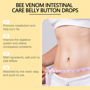 Ouhoe Gouttes pour le Nombril au Venin d'Abeille pour le Soin Intestinal, le Drainage Corporel, l'Élimination des Graisses et l'Amélioration de la Fonction Intestinale - Product Image 5
