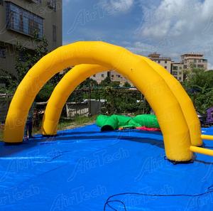 Lengkungan tiup dengan Blower untuk acara iklan luar ruangan gerbang Promosi gapura - Product Image 4