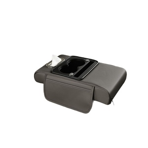 <span class=keywords><strong>Coussin</strong></span> de console centrale de voiture 2025 le plus vendu avec rangement, chargeur USB, porte-gobelet et <span class=keywords><strong>coussin</strong></span> d'accoudoir avant en cuir - Product Image 5