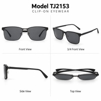 Montures de lunettes optiques en gros avec lunettes de soleil détachables et verres solaires polarisés – Ensemble de montures de lunettes