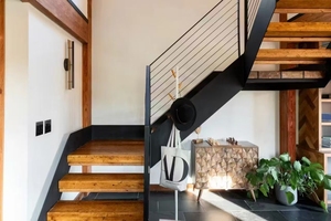 Cabaña de madera moderna personalizable con techo a dos aguas de 2 pisos para una gran iluminación diurna y atractivo curativo - Product Image 6