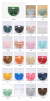 Sac à main pochette pour femme, style bohème coloré, avec poignée en acrylique, demi-lune rétro, tissé à la main, pour soirée, mariage, fête