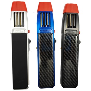 TD torcia USB ricaricabile senza fiamma in metallo accendino portatile cucina accendino precompilato e pronto all'uso