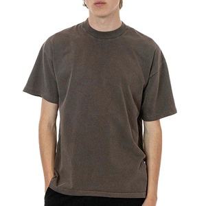 <span class=keywords><strong>Streetwear</strong></span> Vintage Oversized 100% Baumwolle Herren T-Shirt mit individuellem DTG-Druck, vorgeschrumpfter Stoff, gewaschenes Boxy T-Shirt - Product Image 4
