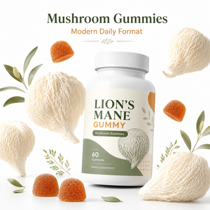 OEM Brain Support Lions Mane Mushroom Extract Gummies Lion's Mane Gummy <span class=keywords><strong>para</strong></span> el <span class=keywords><strong>sistema</strong></span> digestivo y la inmunidad - Product Image 5